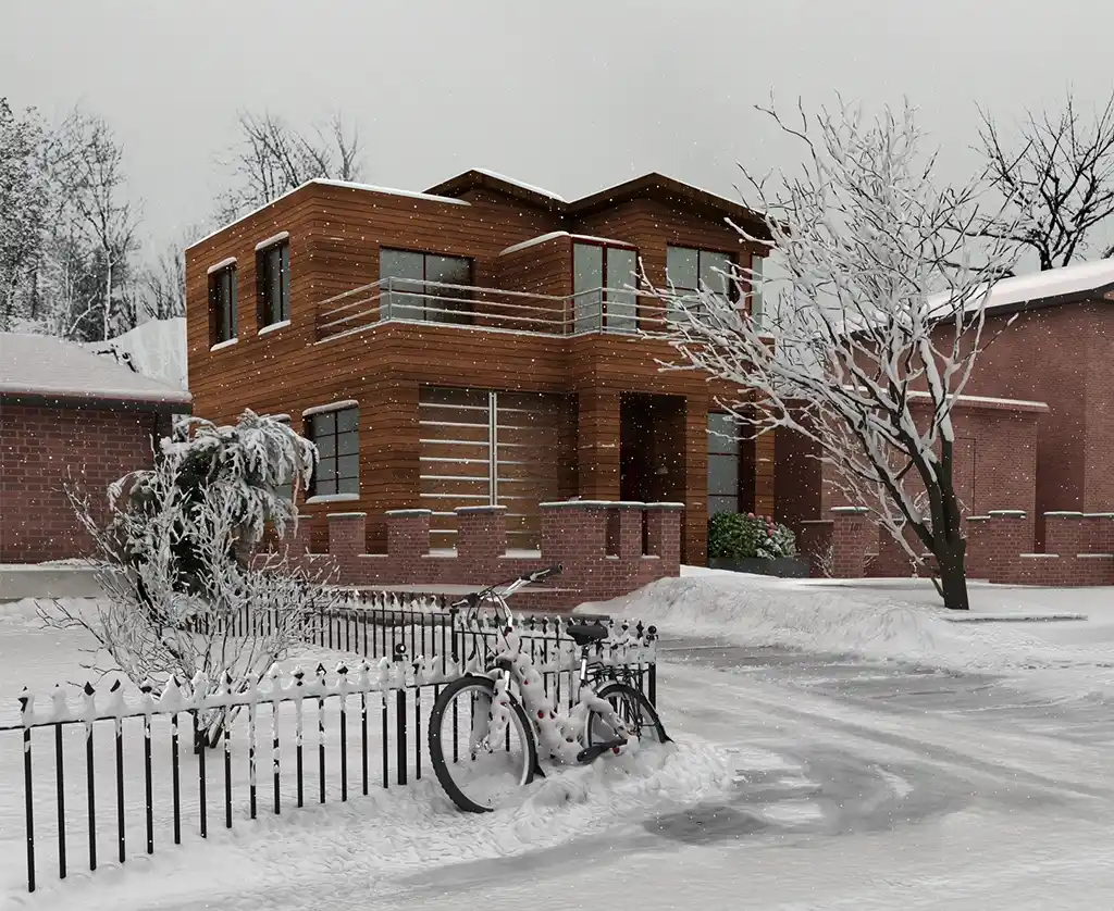 طراحی نما ساختمان ویلایی
